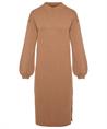 Giulia e Tu jurk ballonmouw wol/cashmere