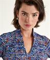 Giulia e Tu jurk bouclé-print tulphals