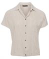 Giulia e Tu linnenmix blouse strepen