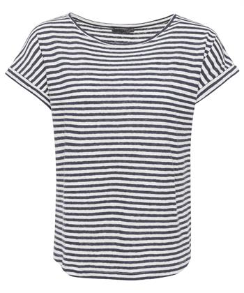 Giulia e Tu linnenmix shirt streepjes