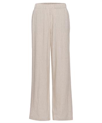 Giulia e Tu linnenmix wide leg broek strepen