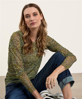 Giulia e Tu mesh shirt bamboeprint