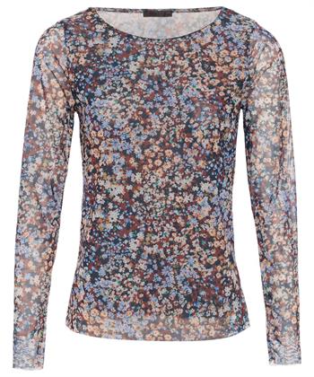 Giulia e Tu mesh shirt millefleurs