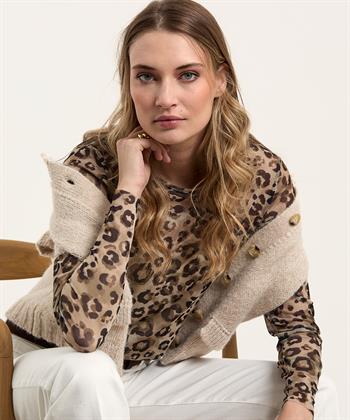 Giulia e Tu mesh shirt panterprint