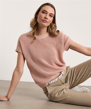 Giulia e Tu opengewerkt truitje lurex