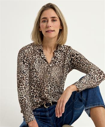 Giulia e Tu poloblouse panterprint