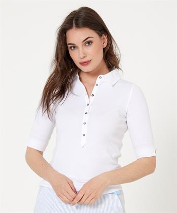 Giulia e Tu poloshirt met knoopjes