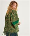 Giulia e Tu poncho vest ikat