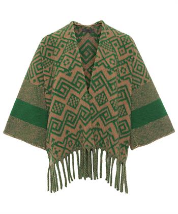 Giulia e Tu poncho vest ikat
