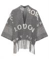 Giulia e Tu poncho vest letters
