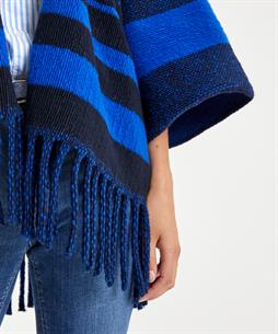 Giulia e Tu poncho vest strepen