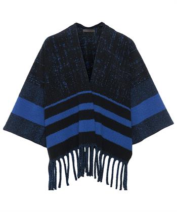 Giulia e Tu poncho vest strepen