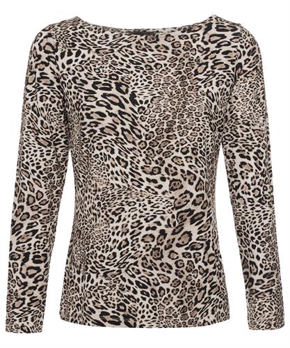 Joseph Ribkoff jurk panterprint met strik detail