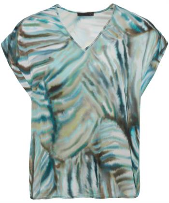 Giulia e Tu silky blouse print