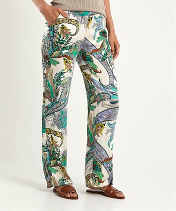 Giulia e Tu silky broek big paisley