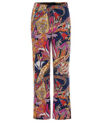 Giulia e Tu slinky palazzo broek multicolor paisley
