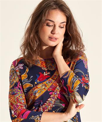 Giulia e Tu slinky top multicolor paisley