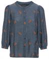 Giulia e Tu soft denim blouse borduursel