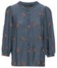 Giulia e Tu soft denim blouse borduursel