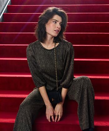 Giulia e Tu top lurex