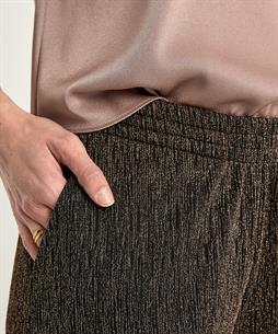 Giulia e Tu wide leg broek lurex