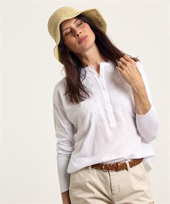 Hartford blouse shirt borduursel Turiafa