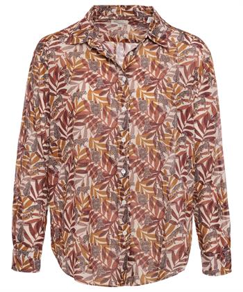 Hartford cotton voile blouse blad panter Cinema