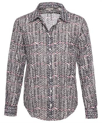 Hartford cotton voile blouse visgraat Coraz