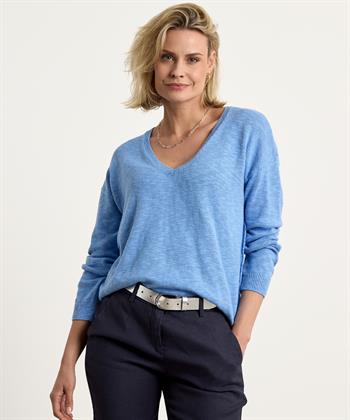 Hartford trui V-hals Mirtille
