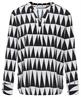 Herzen's Angelegenheit zijde blouse grafische print