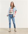 Herzen's Angelegenheit zijde blouse ijsjes print