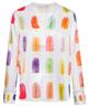 Herzen's Angelegenheit zijde blouse ijsjes print