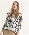 Herzen's Angelegenheit zijde blouse panterprint
