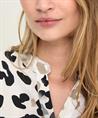 Herzen's Angelegenheit zijde blouse panterprint