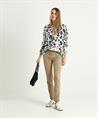 Herzen's Angelegenheit zijde blouse panterprint