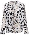 Herzen's Angelegenheit zijde blouse panterprint