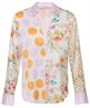 Herzen's Angelegenheit zijde blouse print