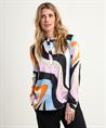 Herzen's Angelegenheit zijde blouse swirlprint