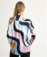 Herzen's Angelegenheit zijde blouse swirlprint