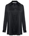 Herzen's Angelegenheit zijde lange blouse