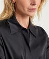 Herzen's Angelegenheit zijde lange blouse
