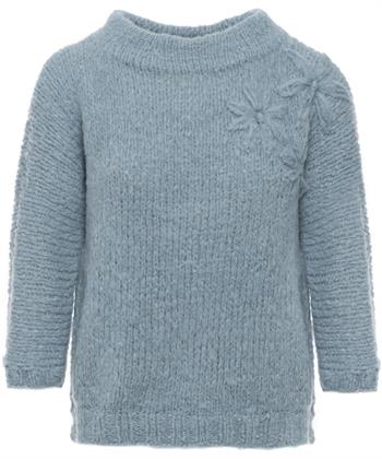 Inti alpaca trui met bloemmotief Daisy
