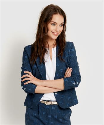 Jane Lushka blazer Atina travelstof