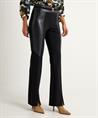 Joseph Ribkoff flared broek vegan leer details