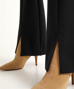 Joseph Ribkoff flared broek vegan leer details