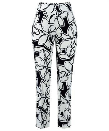 Joseph Ribkoff heavy viscose broek bladprint