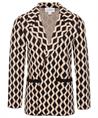Joseph Ribkoff jacquard blazer lurex retro