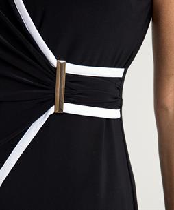 Joseph Ribkoff jumpsuit overslag contrastbies