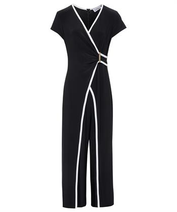 Joseph Ribkoff jumpsuit overslag contrastbies