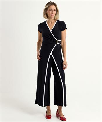 Joseph Ribkoff jumpsuit overslag contrastbies
